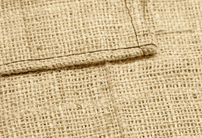 housse funéraire toile de jute